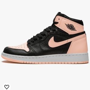 Jordan 1 Retro High Black Crimson Tint (GS)